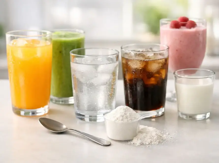 7 bebidas para tomar creatina sem grumos