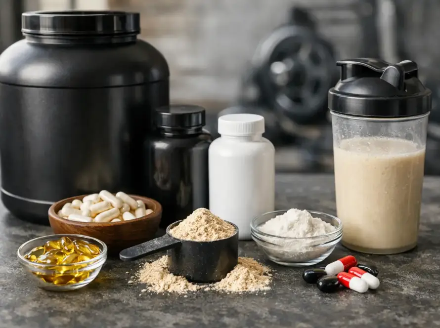 Guia de suplementos para hipertrofia sem erro