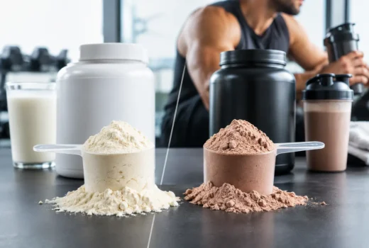 Caseína versus whey concentrado: qual escolher?