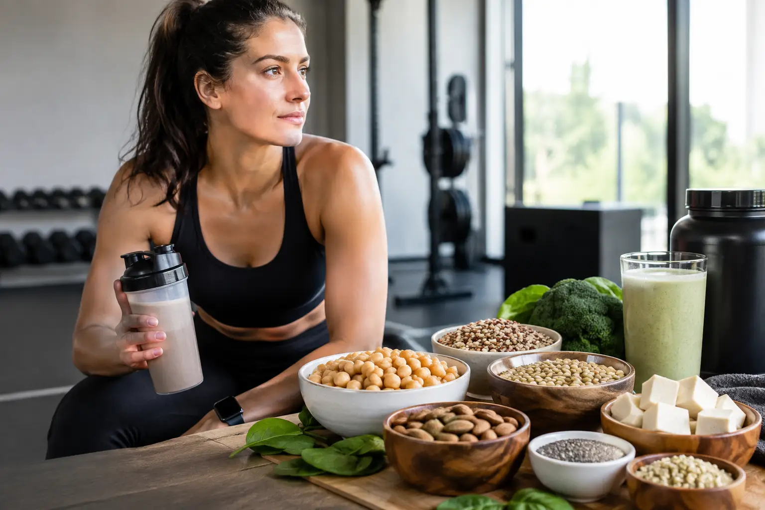 Melhores fontes de proteína vegana para treino