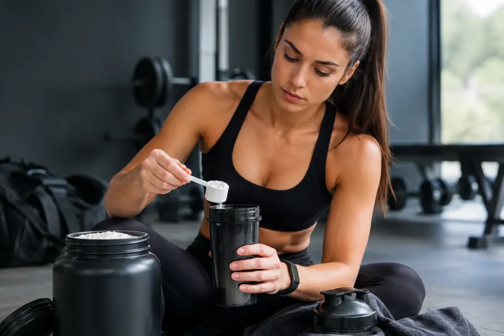 Guia de creatina para mulheres que treinam sério